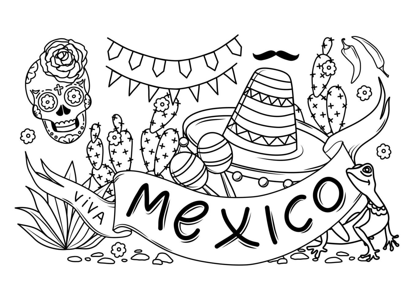 mexico coloring